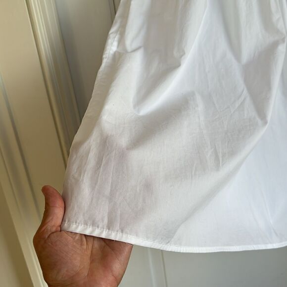 NEW With Tag Pretty Tiered Cotton Dress With Puff Sleeve By Who What Wear - Picture 3 of 9